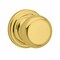 Kwikset Kwikset Juno Polished Brass Passage Door Knob 1-3/4 in. 97200-787 - alternate 2
